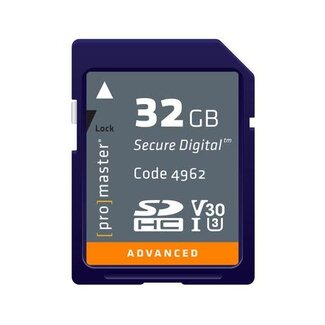Promaster Promaster Memory Card Advanced SDXC Card - 32GB UHS-I