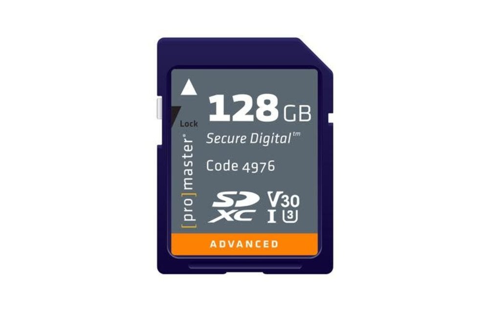 Promaster Memory Card Advanced SDXC Card - 128GB UHS-I