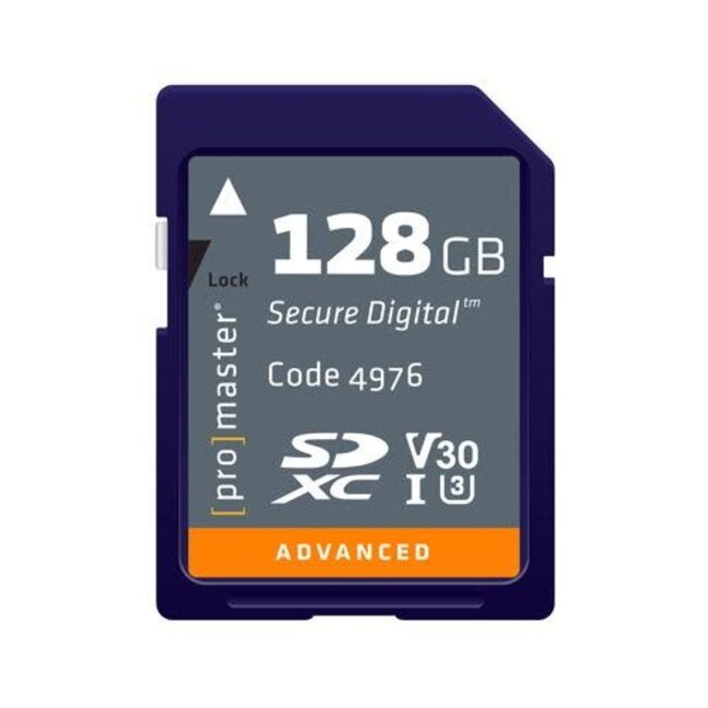 Promaster Memory Card Advanced SDXC Card - 128GB UHS-I