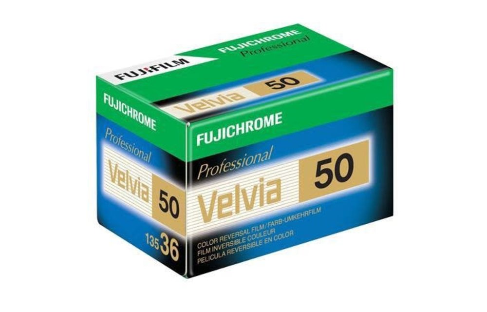 Fuji Velvia 50 35mm Slide Film - Single Roll