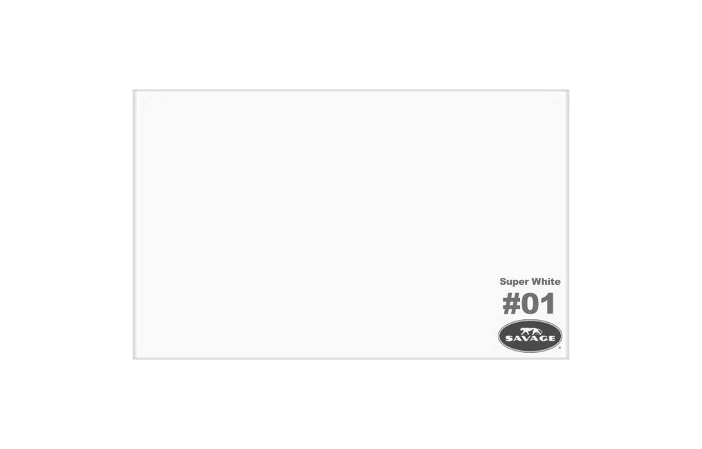 Savage Super White 107"x12 yd