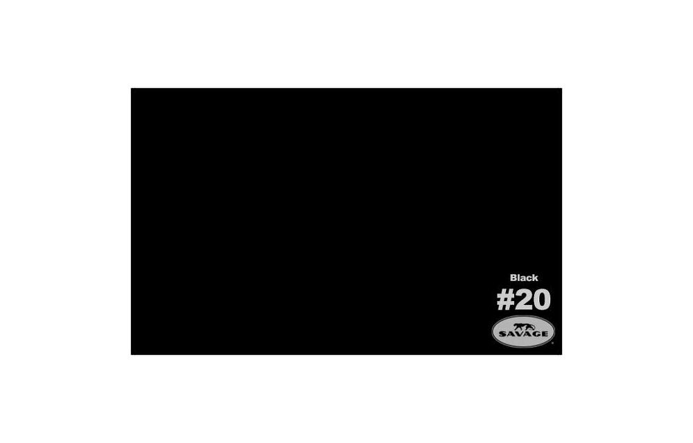 Savage Super Black 53"x12 yd