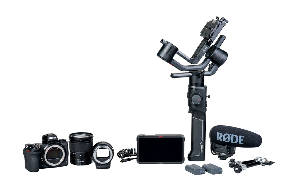 Nikon Z6 FILMMAKER’S KIT FX-format Mirrorless Z-series Camera Body w/NIKKOR Z 24-70mm f/4 S (includes FTZ adaptor, Atomos Ninja, Rode VideoMic Pro and more!)