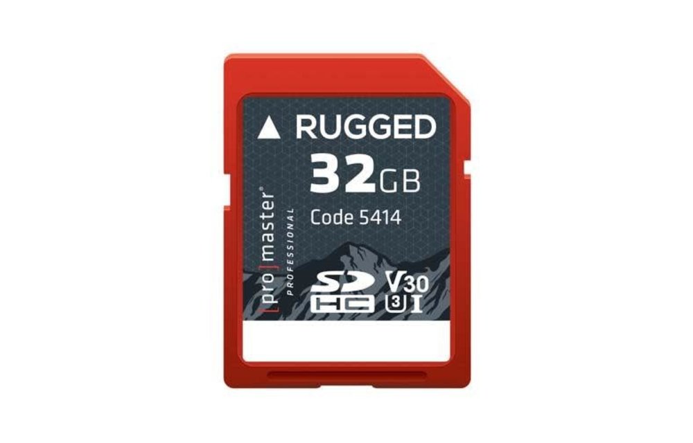 Promaster Memory Card Professional Rugged SDHC UHS-1 V30 - 32GB