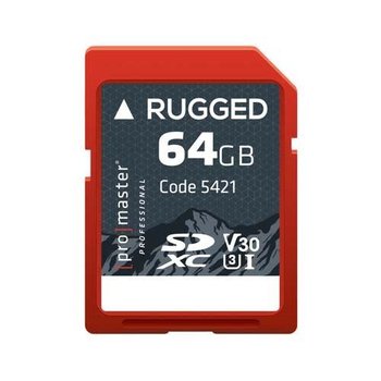 Promaster Promaster Memory Card Professional Rugged SDXC UHS-1 V30 -64GB