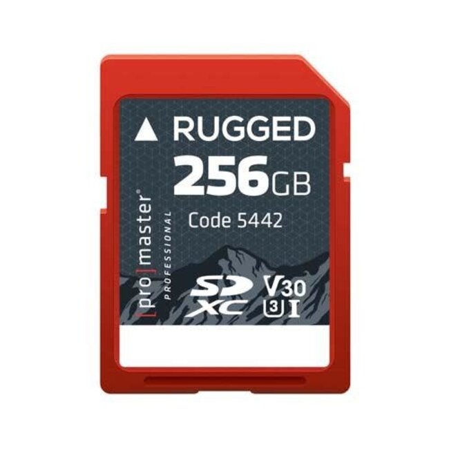 Promaster Memory Card Professional Rugged SDXC -UHS-I V30 - 256GB