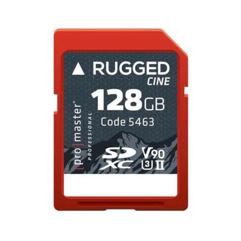 Promaster Promaster Memory Card Professional Rugged SDXC CINE UHS-II -V90 128GB