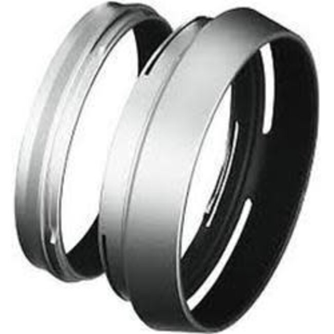 Fujifilm Lens Hood + Adapter Ring  LH-X100 - Silver (for Fuji X100F, X100V, X100VI)