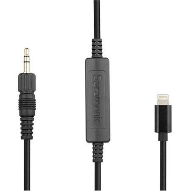 Saramonic LC-C35 Locking 3.5mm Male Connector to Apple-Certified Lightning Output Cable