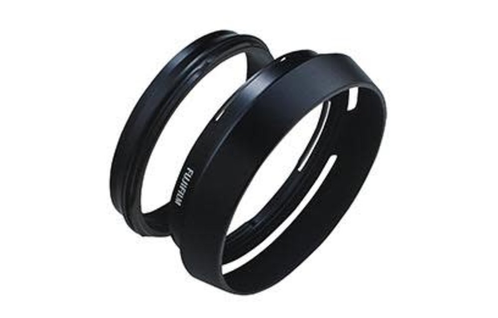 Fuji lens hood + adapter ring - LH-X100 - X100F/X100V - Black