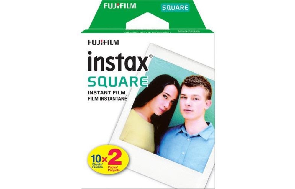 Fuji Instax Square Instant Film Double Pack - 20 Exposures