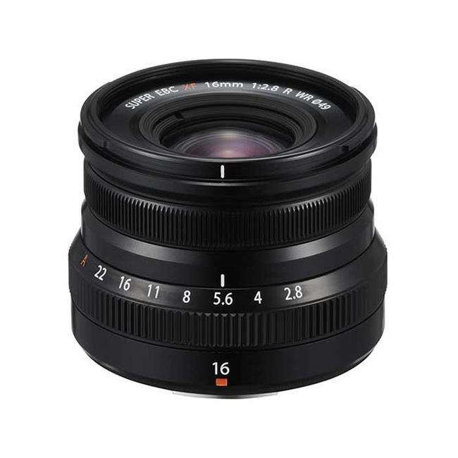 Fujinon XF 16mm F2.8 R WR, BLACK