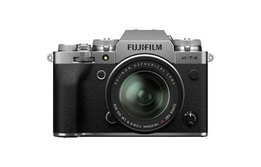 FUJI X-T4 Mirrorless Digital Camera with 18-55mm Kit, Silver