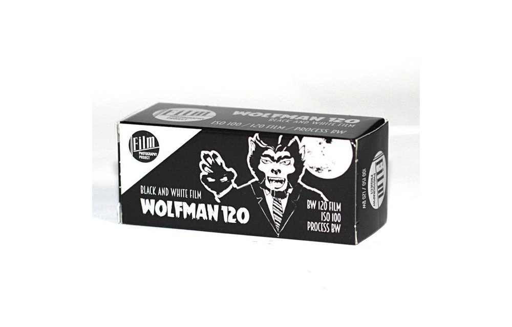 Film Photography Project Wolfman ISO 100 B&W Film 120mm