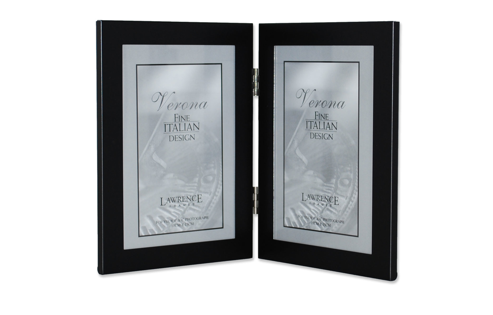 Lawrence Frames Black Aluminum 4x6 Double