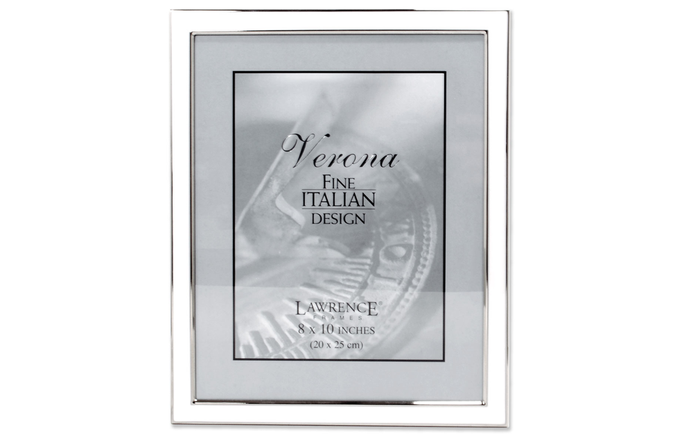 Lawrence Frames White Enamel 8x10