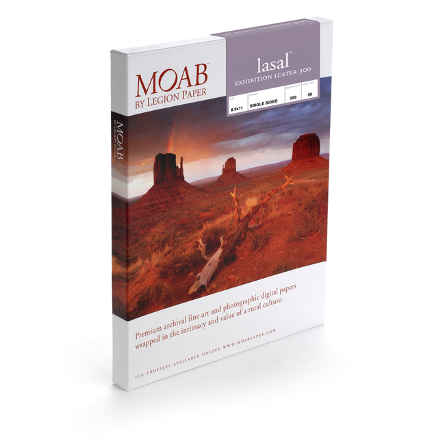 Moab Lasal Exhibition Luster Paper - 5x7 - 50 Sheets