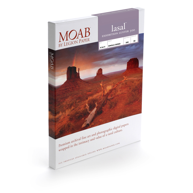 Moab Lasal Exhibition Luster Paper - 8.5x11 - 50 Sheets