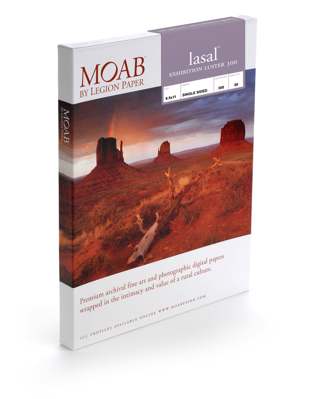 MOAB Moab Lasal Exhibition Luster Paper - 8.5x11 - 50 Sheets