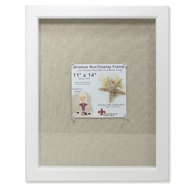 Lawrence Frames White Shadow Box 11x14