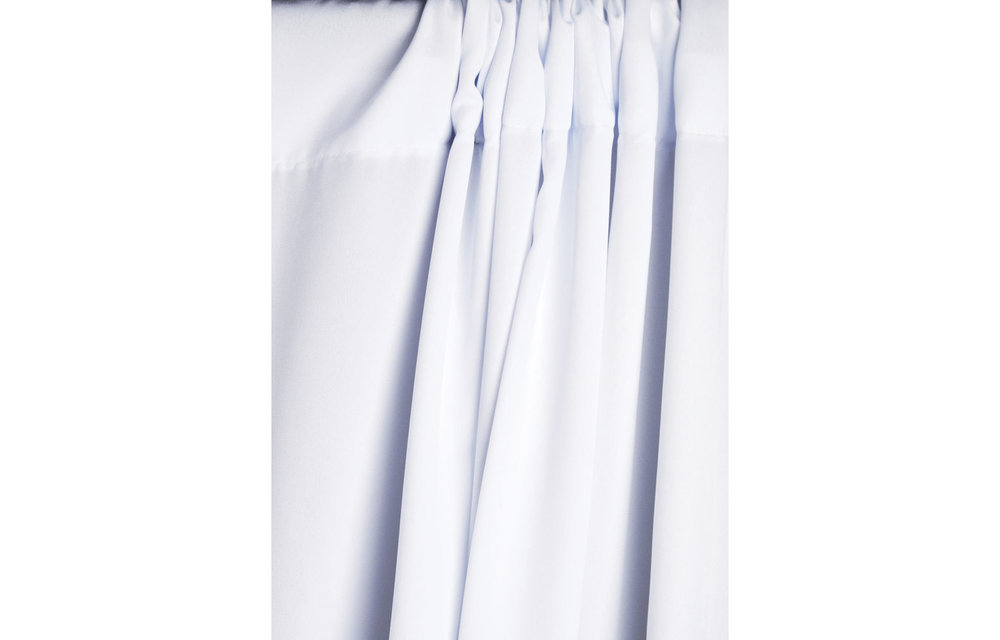 Savage Wrinkle-resistant Polyester Background 5'x9' White
