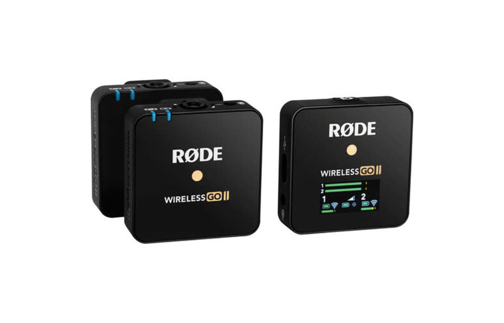 Rode Wireless GO II 2-Person Compact Digital Wireless Microphone System/Recorder