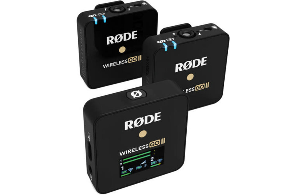 Rode Wireless GO II 2-Person Compact Digital Wireless Microphone System/Recorder