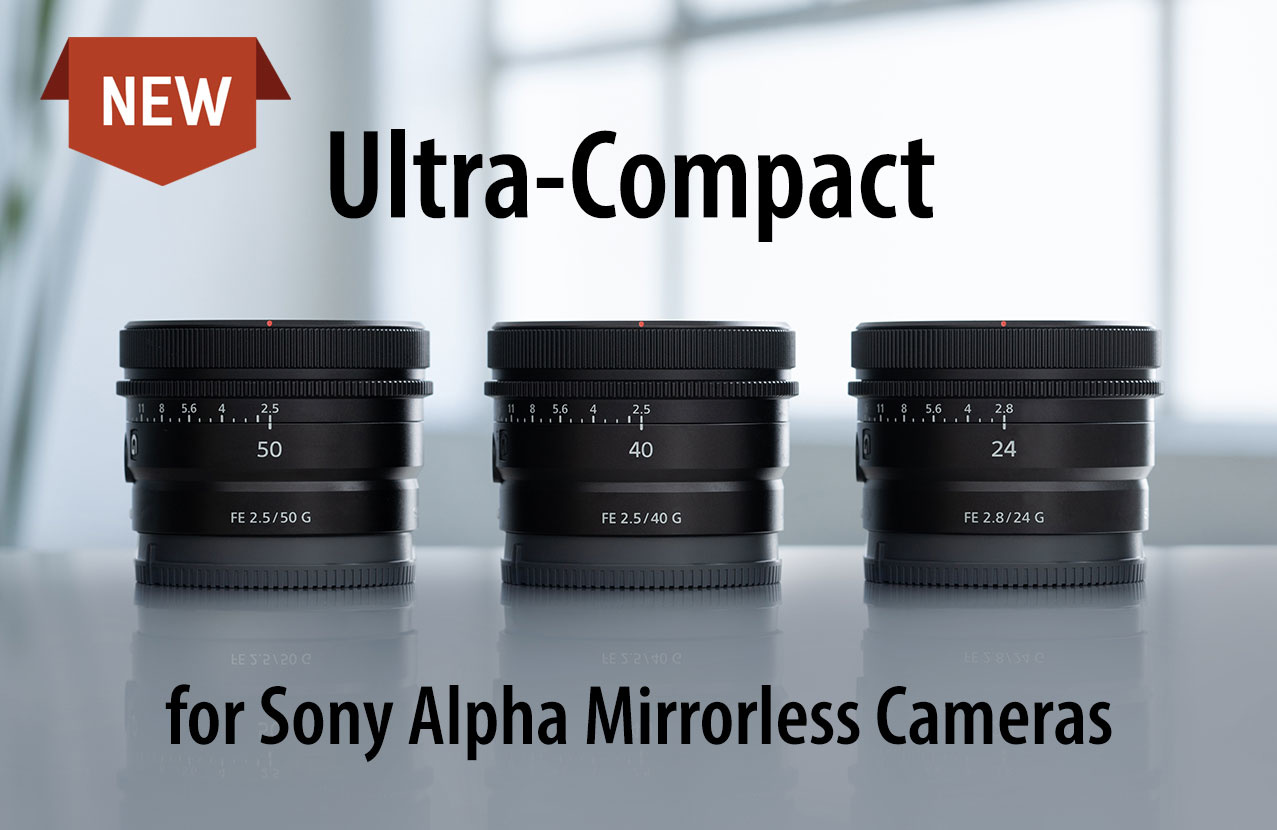 Sony Introduces Three New High-Performance G Lenses to FE Lineup
