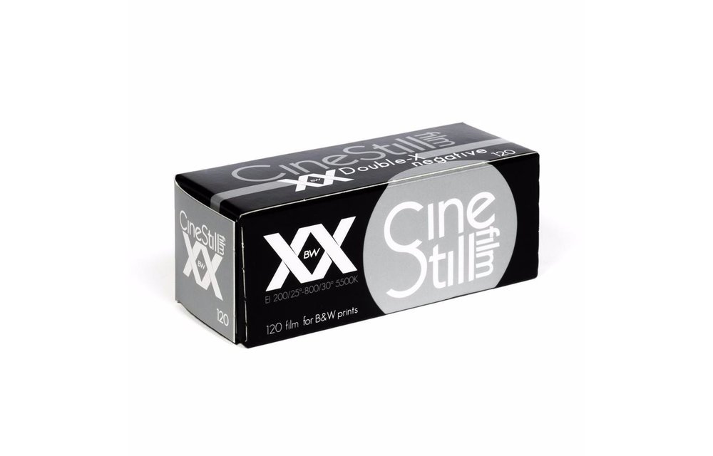 Cinestill Black & White Double X Film ISO 200/250 120 Film
