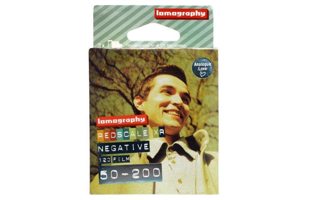 Lomography Redscale XR 50-200 ASA - 120 film (3 pack)