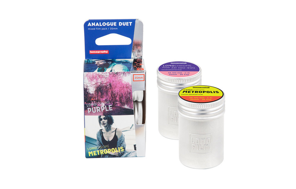 Lomography Analogue Duet Mixed 35mm Film 2-pack