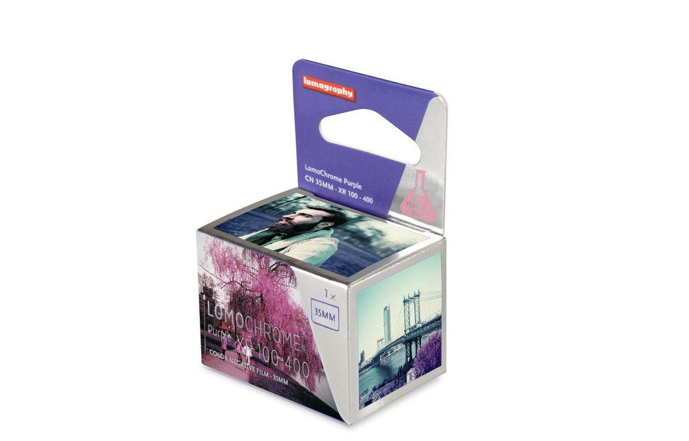Lomography Lomochrome Purple XR 100-400 ASA 35mm Single Roll