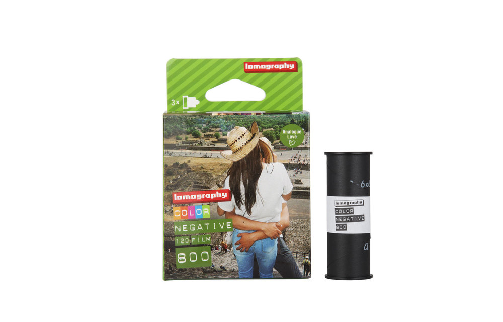 Lomography Color Negative 800 ASA - 120 film (3 pack)