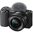 Sony Alpha ZV-E10 - APS-C Vlog Camera - BLK w/ 16-50 Lens Kit