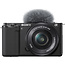 Sony Alpha ZV-E10 - APS-C Vlog Camera - BLK w/ 16-50 Lens Kit