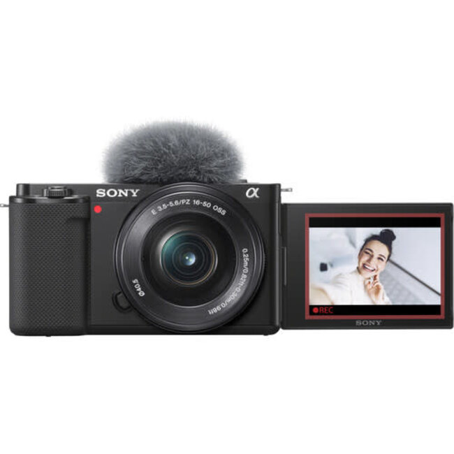 Sony Alpha ZV-E10 - APS-C Vlog Camera - BLK w/ 16-50 Lens Kit