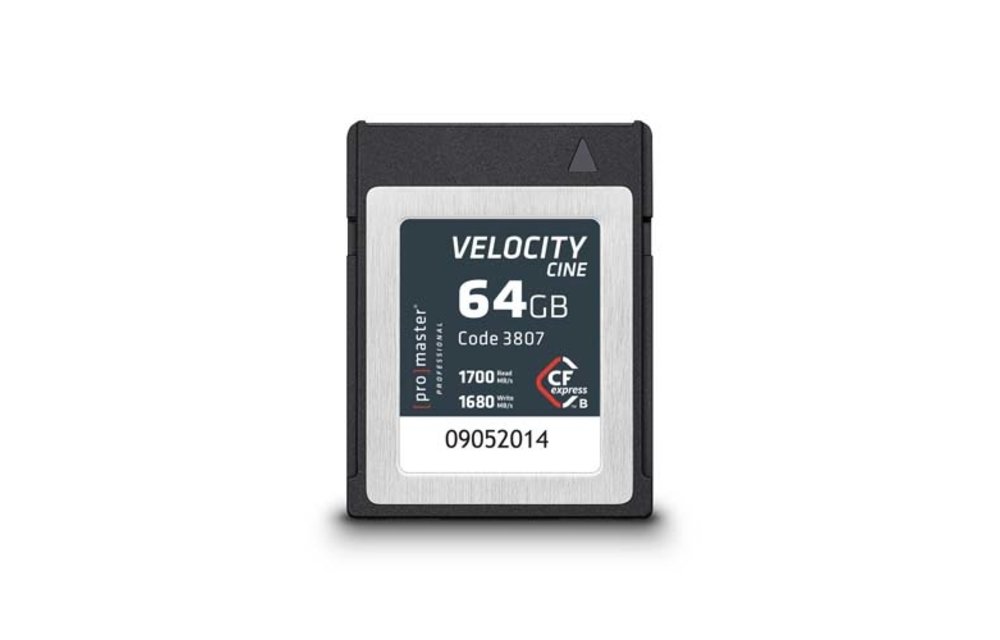 Promaster Memory Card CFexpress Type B 64GB Velocity CINE