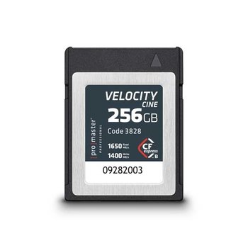 Promaster Promaster Memory Card CFexpress Type B 256GB Velocity CINE