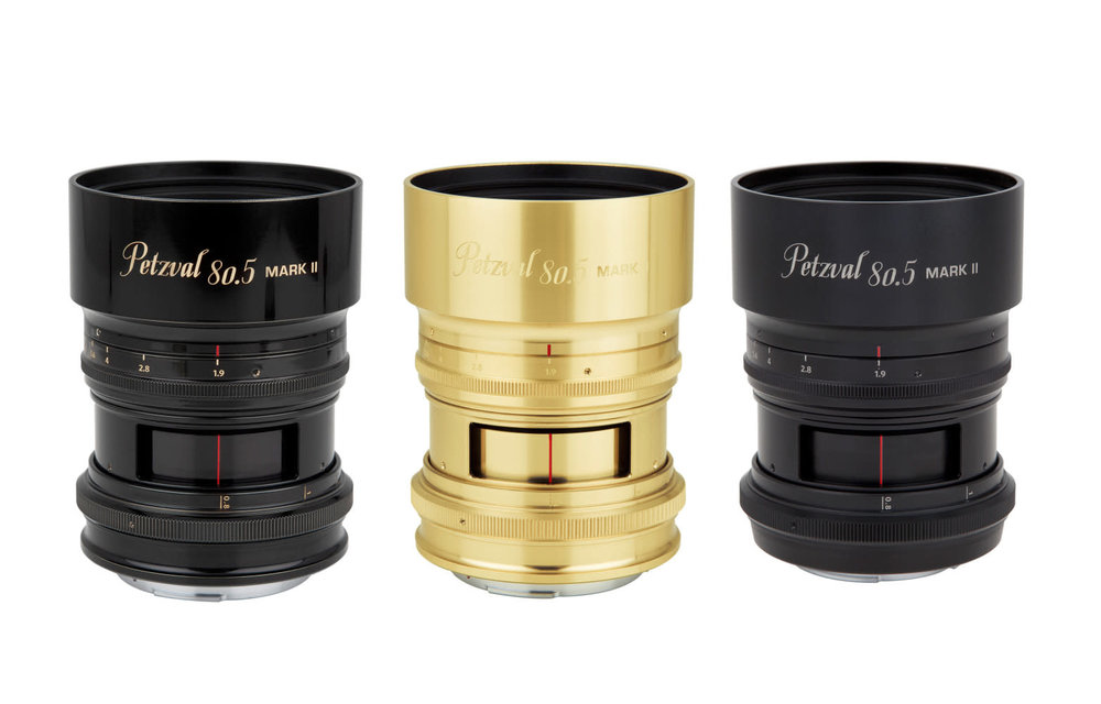 Lomography Petzval 80.5mm f/1.9 MKII BLACK ALUMINUM Lens - Canon EF