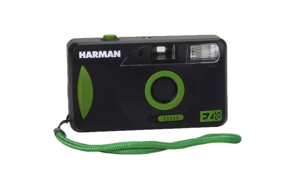 Harman EZ-35 Motorized Reusable Camera w/ Flash and 1 roll of HP5+ 35MM 36 EXP Film