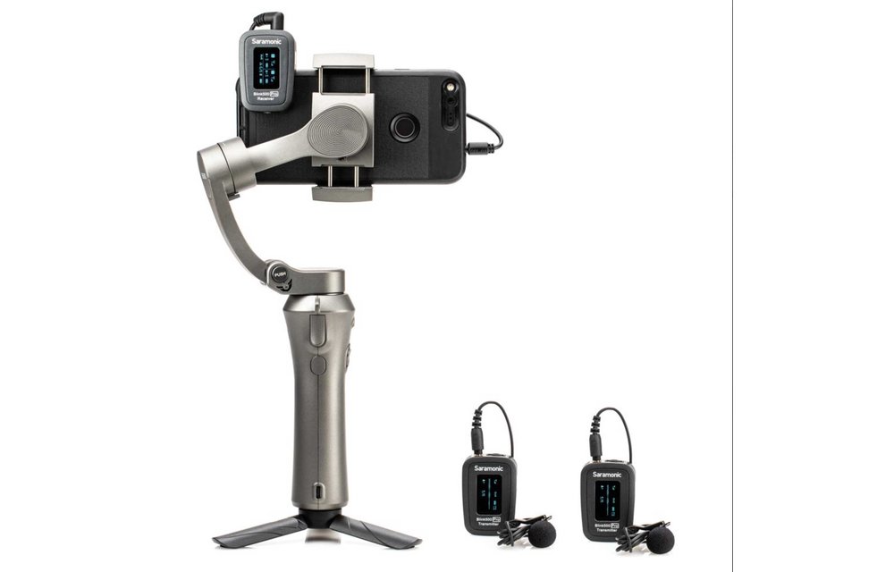Saramonic Blink 500 Pro B2 Advanced 2.4 GHZ 2-Person Wireless Clip-On Microphone System with Lavaliers