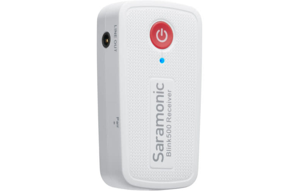 Saramonic Blink 500 B2 TX+TX+RX 2.4GHz Micro-Wireless Dual Lavalier System w/ Camera-Mountable Dual-Receiver - WHITE