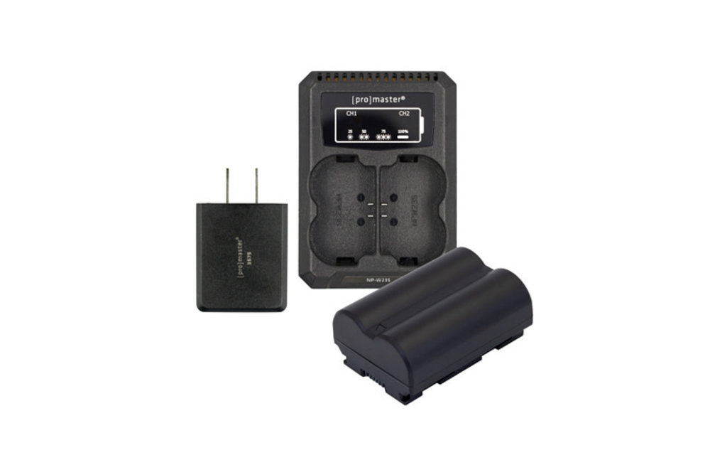 Promaster Battery & Charger Kit for Fuji NP-W235