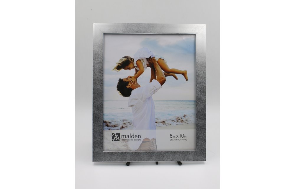 Malden 8X10 SILVER TEXTURED LINEAR