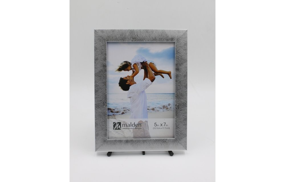 Malden 5X7 SILVER TEXTURED LINEAR