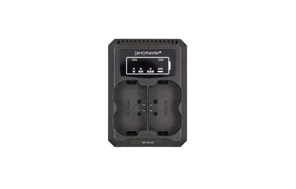 PRO Dually Charger for Fuji NP-W235 Battery (for Fuji X-T4)