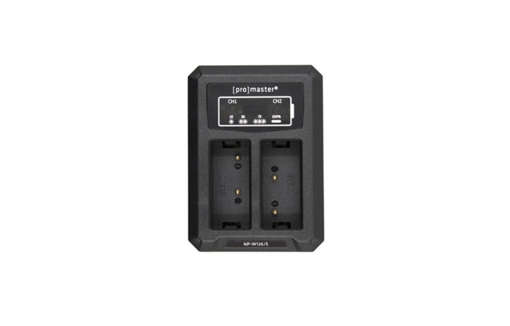 PRO Dually Charger for Fuji NP-W126S Battery