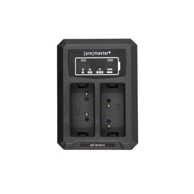 Promaster Dually Charger for Fuji NP-W126S Battery