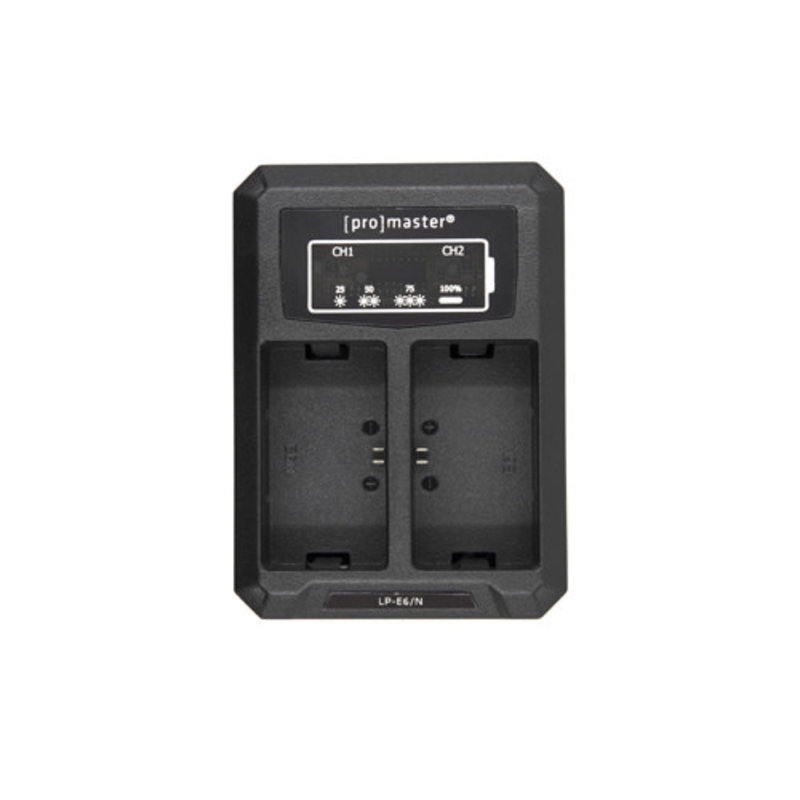 PRO Promaster Dually Charger for Canon LP-E6NH Battery