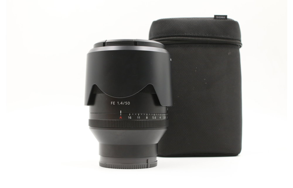 Preowned Sony Zeiss FE 50mm F1.4 ZA Lens - Excellent